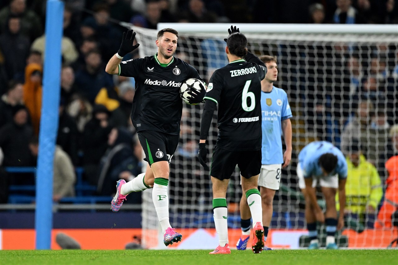 Feyenoord sleept miraculeus gelijkspel uit het vuur tegen Manchester City