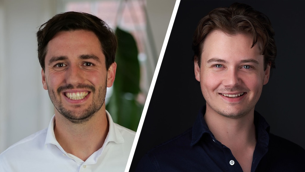 Links Tom en rechts Remy, initiatiefnemers van sinterklaasgedichten.ai