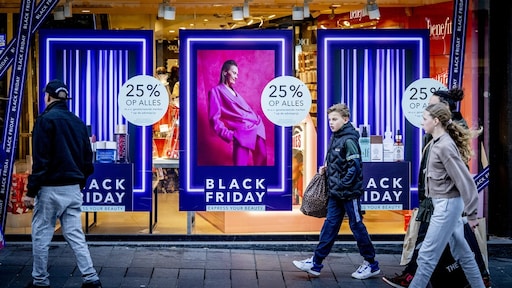 Minder gepind en gekocht in winkels rond Black Friday