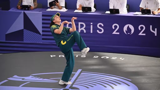 Breakdancer Raygun registreert naam en beroemde kangoeroe-pose als handelsmerk