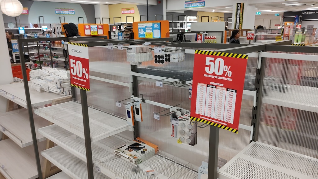 Sommige Blokkers zijn al bijna leeg.