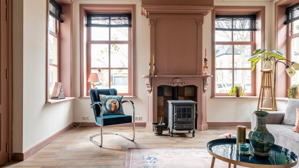 De karakteristieke woonkamer