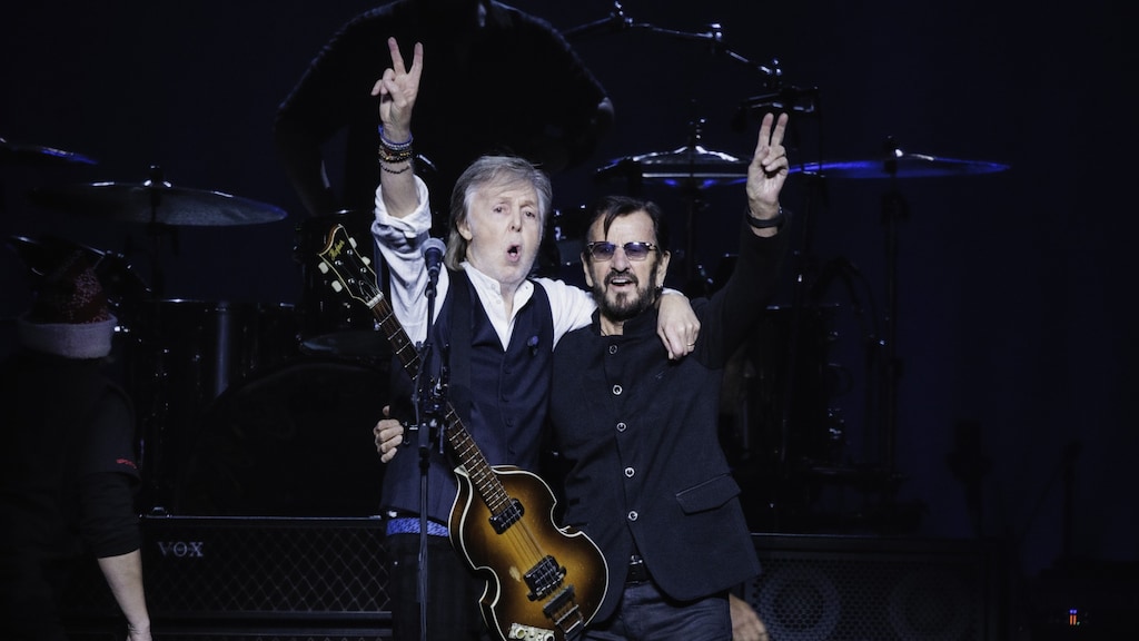 Ringo Starr en Paul McCartney samen op het podium: 'Geweldige avond'