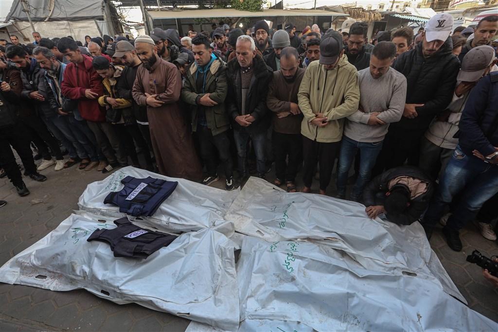 Vijf Palestijnse journalisten gedood, Israël spreekt van 'terroristen'