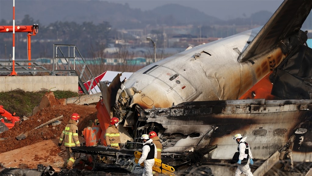 Experts kritisch over betonnen muur bij vliegtuigongeluk Zuid-Korea: 'Heel raar'