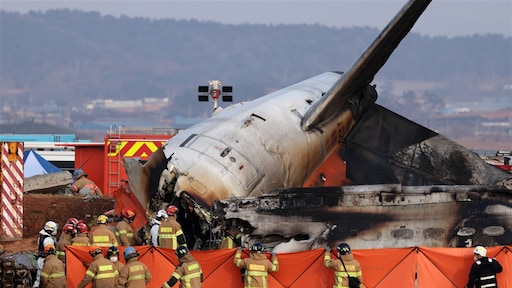 179 doden na vliegcrash Zuid-Korea: 7 dagen van nationale rouw afgekondigd