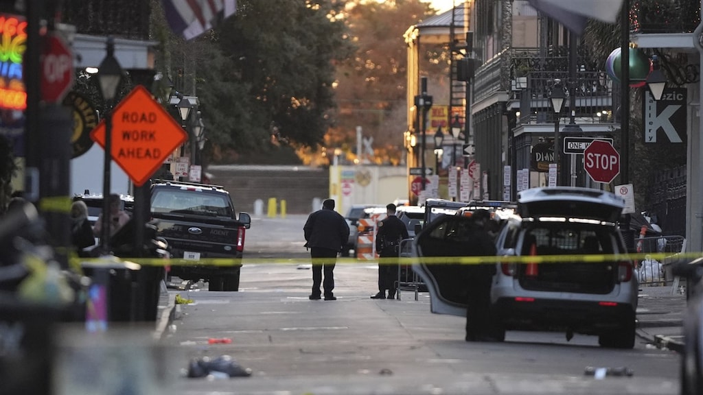 Auto rijdt in op mensenmenigte in New Orleans, zeker 15 doden en 35 gewonden