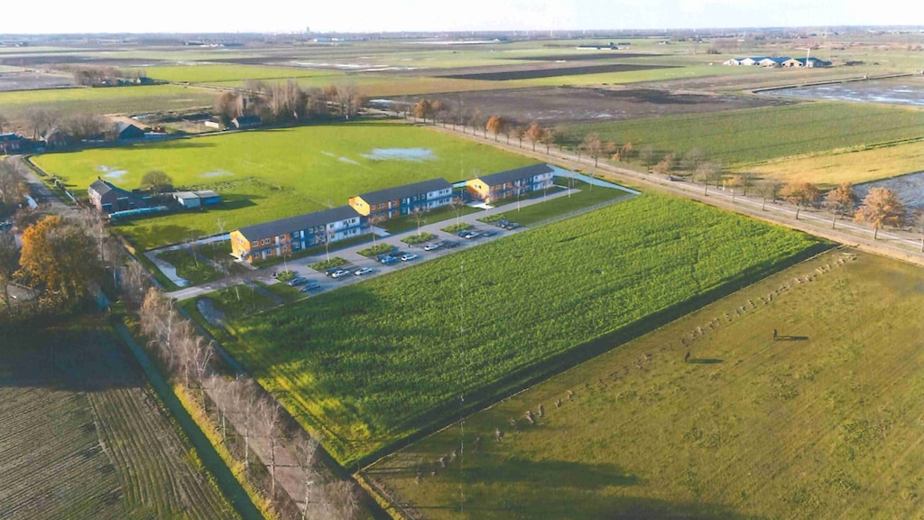 Artist impression hoe de nieuwe woningen eruit moeten komen te zien.
