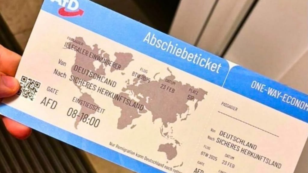 AfD stopt 'deportatietickets' bij migranten in brievenbus, Duitse politie doet onderzoek
