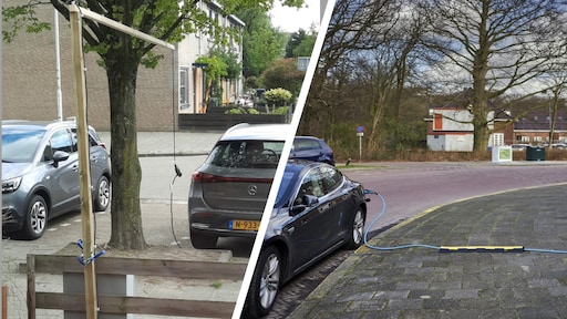 Gemeenten worstelen met wirwar aan laadkabels op en boven de stoep
