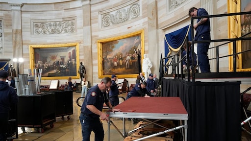 Beëdiging Donald Trump vindt vanwege de vrieskou binnen plaats