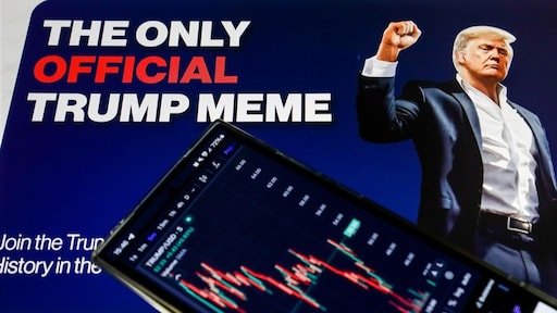 Trump casht met eigen cryptomunt: 'Koers schiet alle kanten op'