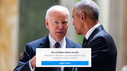 Instagram beperkt zoekfunctie voor onder meer Biden en Obama