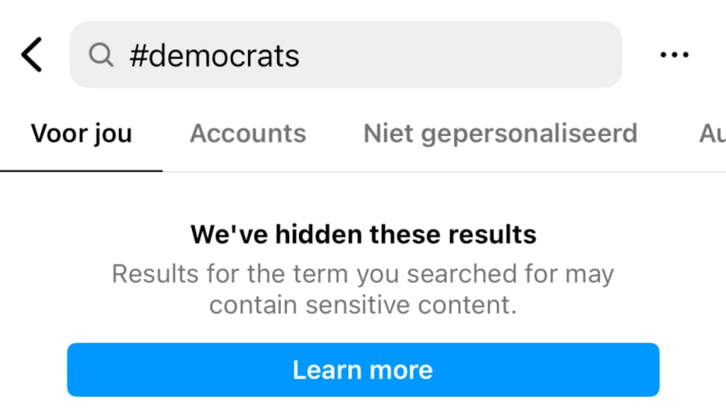 #democrats levert geen resultaat op.