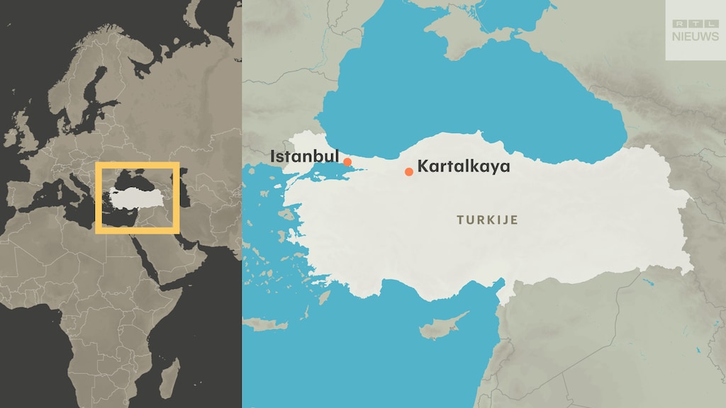 Kartalkaya ligt op ongeveer 5 uur rijden van Istanbul