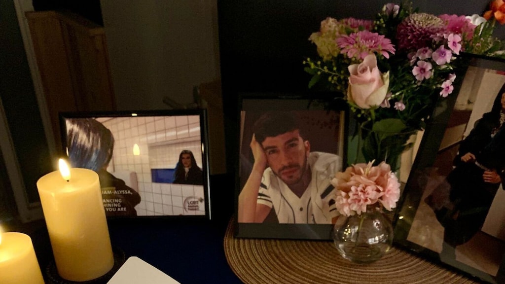 Een gedenkhoekje voor William in het azc Hoogeveen.