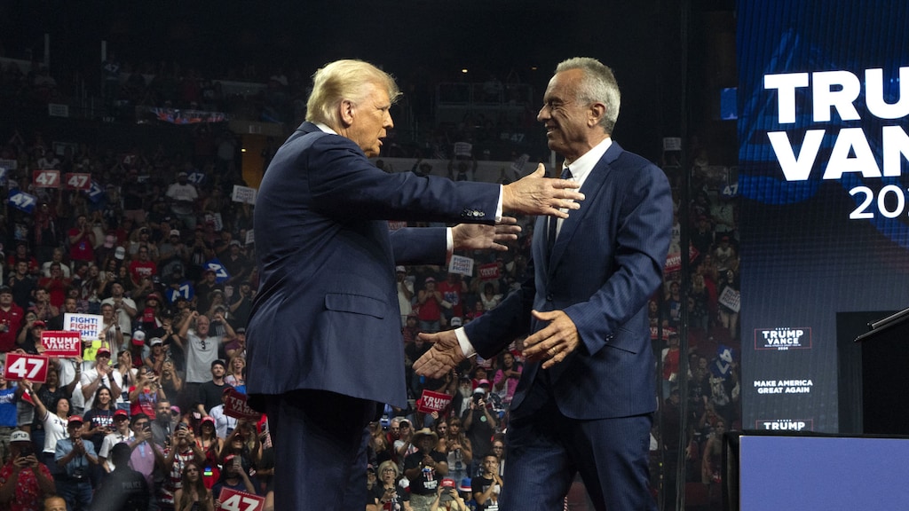 Trump en Kennedy in 2024 in Arizona.