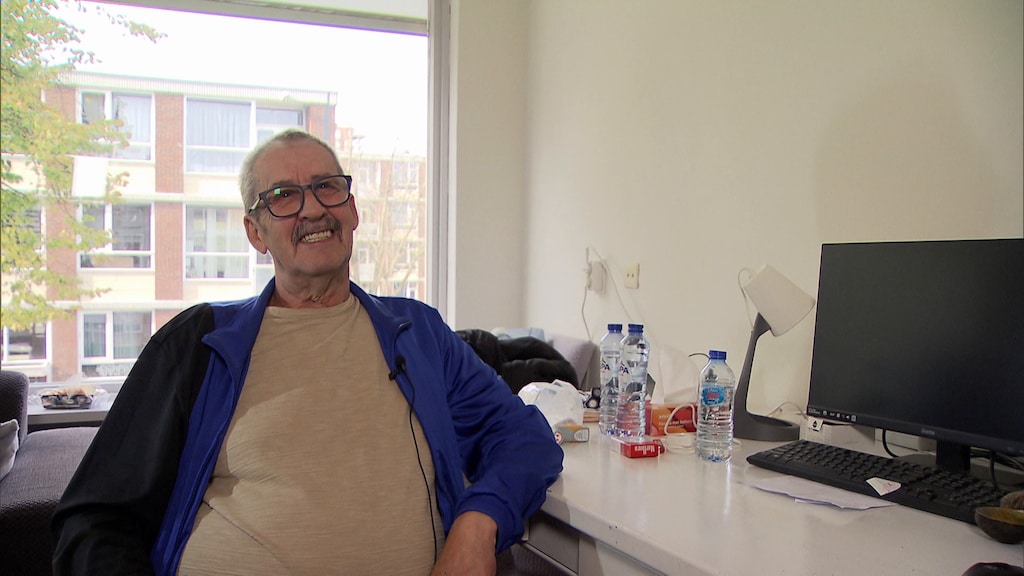 Ignacio, in zijn nieuwe woning.