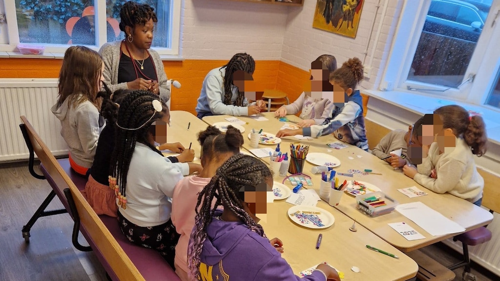 Kinderen tijdens een eerdere opvangzondag.