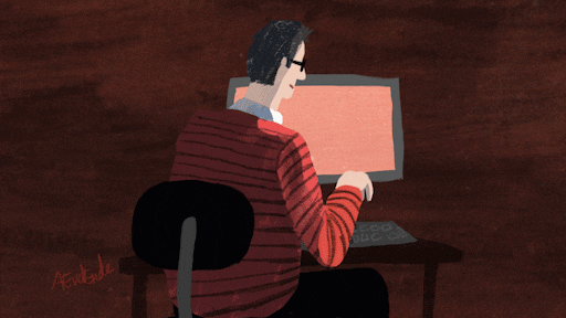 Floris heeft al ruim een jaar een digitale affaire met zijn collega: 'Het lukt niet om te stoppen'