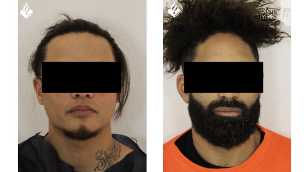 De foto's van verdachten Douglas W. en Bernhard Z. zijn door de politie verspreid.