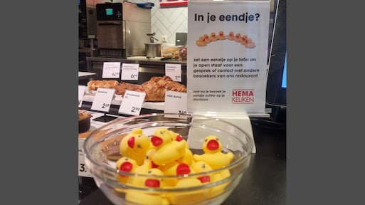 Sneller sociaal contact dankzij badeendje: 'Drempel is lager'