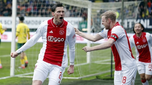 Ajax koploper in Eredivisie na zege op Fortuna Sittard