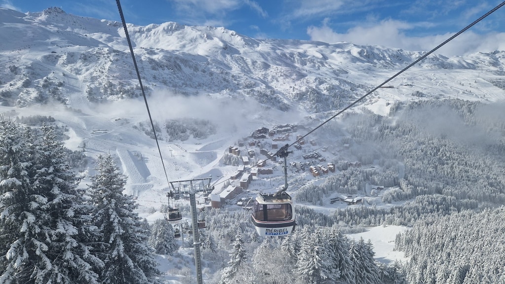 De bosrijke omgeving van Méribel.