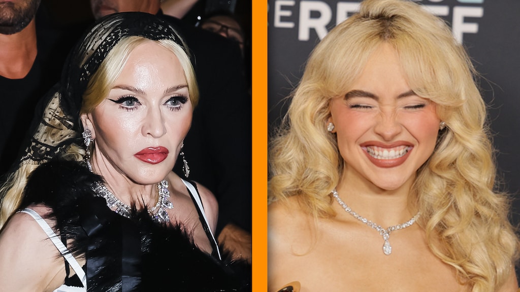 Madonna ziet Vogue-foto Sabrina Carpenter als 'valentijnscadeau'