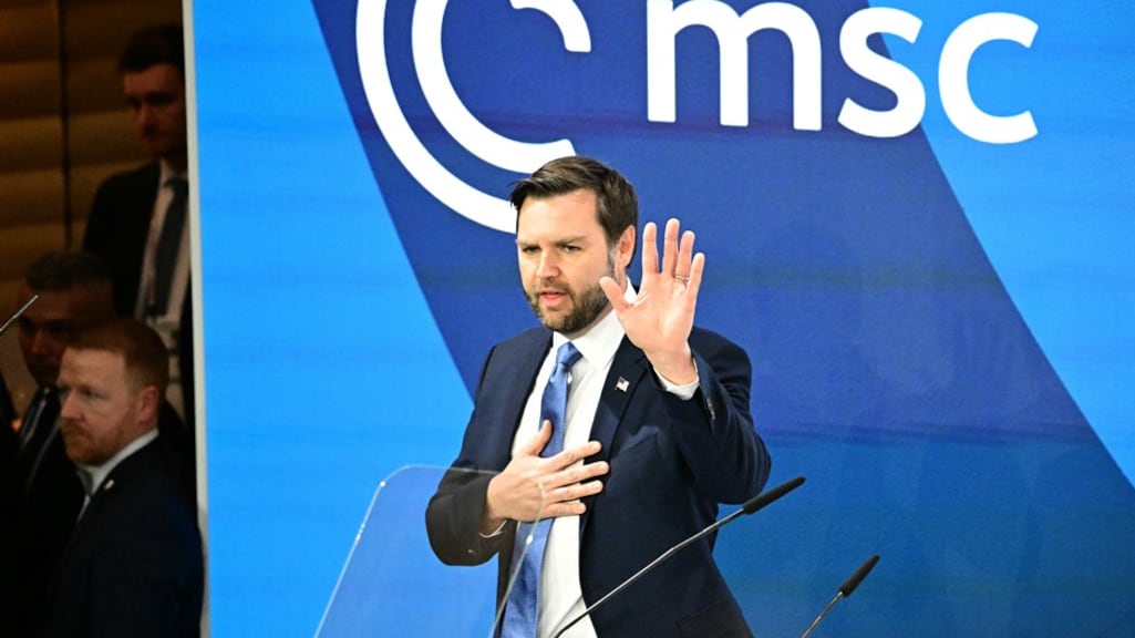 Amerikaanse vicepresident schoffeert Europese politici met 'onacceptabele' tirade