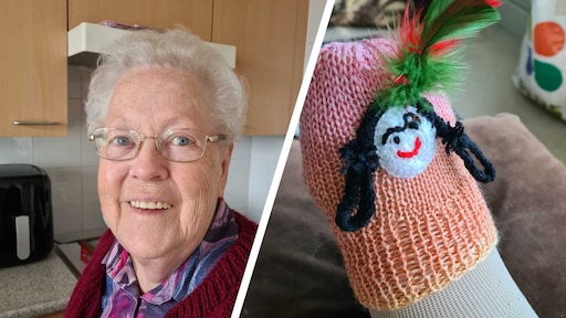 Wil (88) breit gipssokken voor ziekenhuis: 'Moet toch wat te doen hebben'