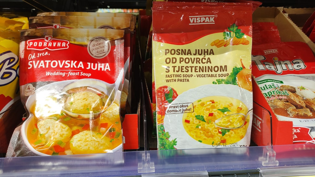 Bij Sahan liggen ook onder meer Oost-Europese producten.