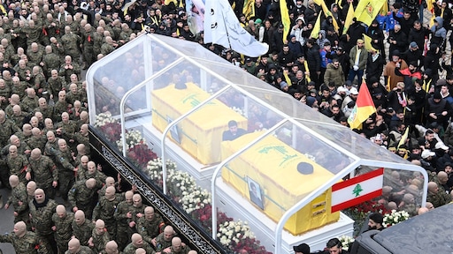 Honderdduizenden aanhangers bij begrafenis Hezbollah-leider Nasrallah, vijf maanden na dood