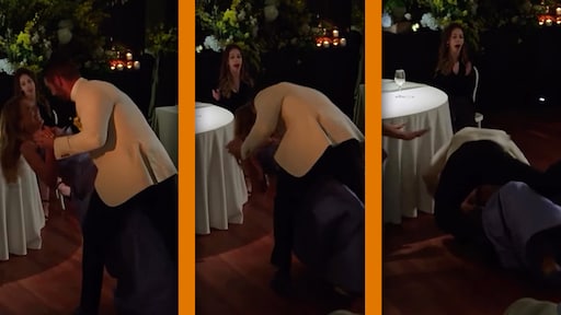 Ryan laat kersverse echtgenote Jacqui vallen tijdens eerste huwelijksdans in MAFS Australië