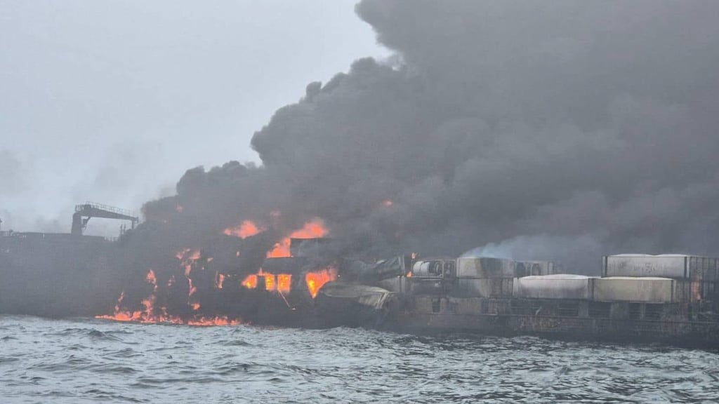 Mogelijk gelekte stof bij scheepsbotsing 'zelfs niet meer gebruikt als rattengif'