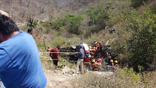 Bus raakt van de weg in Mexico, elf mensen komen om het leven