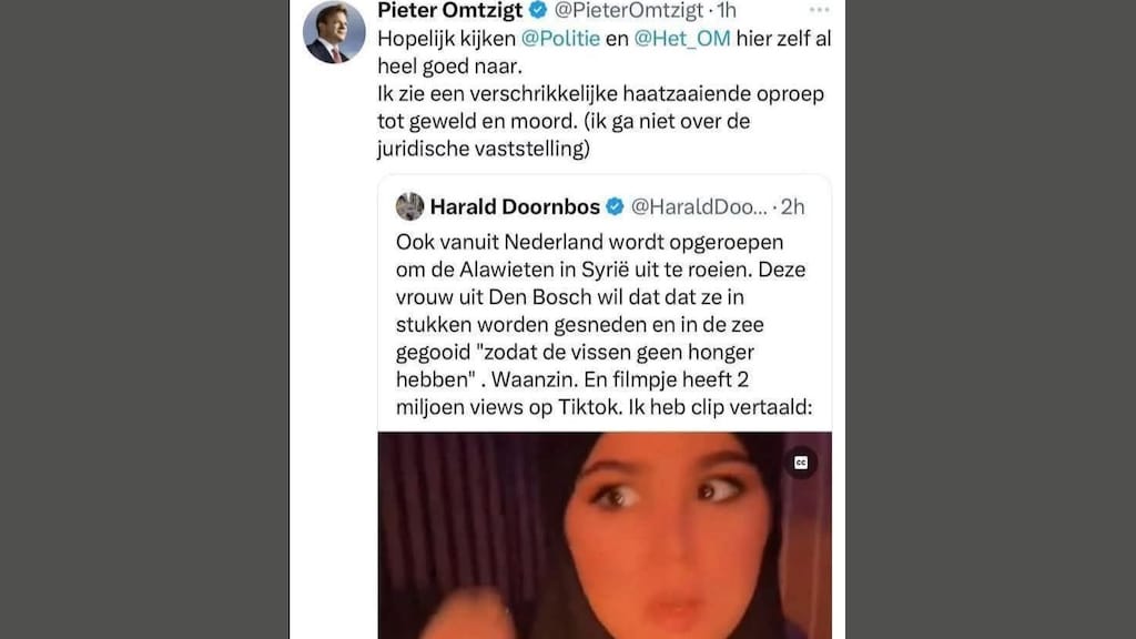 De haatzaaiende berichten shockeren de politiek.