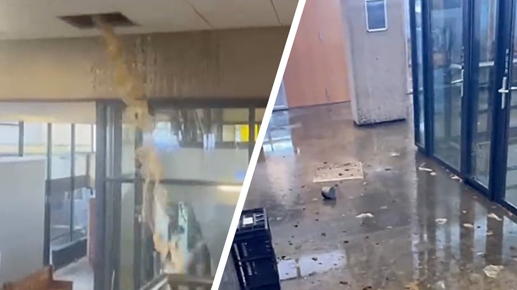 Poepdouche op universiteit Delft door gesprongen rioolleiding