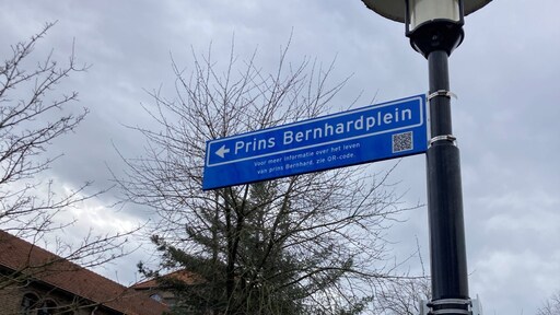 Utrecht zet QR-code op straatnaamborden om naziverleden prins Bernhard
