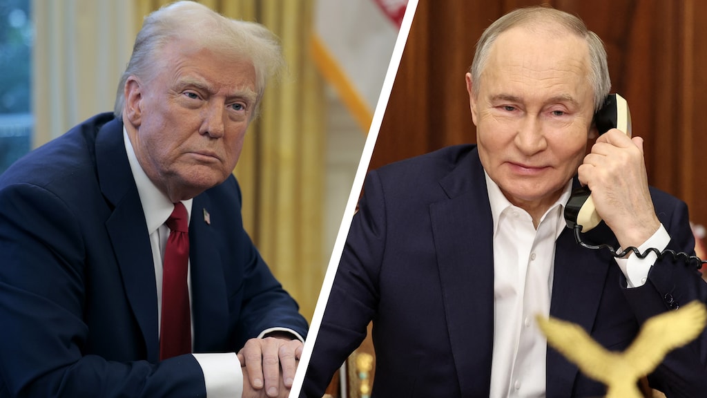 Poetin en Trump gaan bellen over einde oorlog, maar Poetin is veeleisend