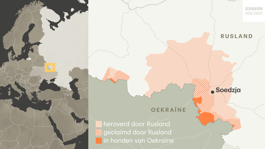 De Oekraïners zouden inmiddels nog maar een fractie van het gebied in handen hebben.