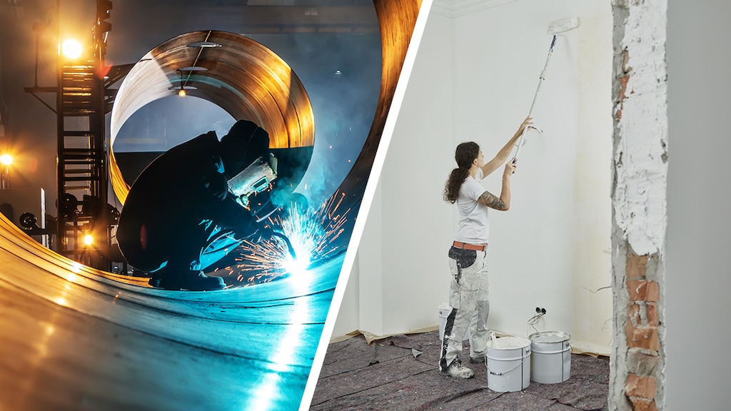 Jaarlijks krijgen naar schatting 240 schilders en 200 lassers kanker door hun werk, blijkt uit nieuw onderzoek. .