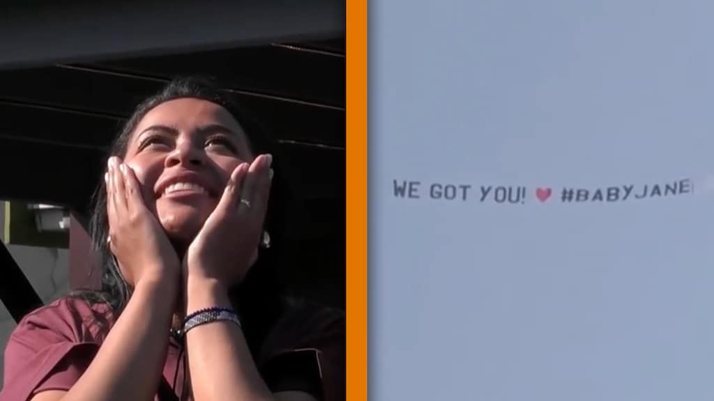 Jane krijgt eerste vliegtuigje van dit Big Brother-seizoen van fans: 'Love it'