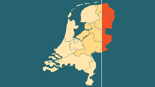 Dit kaartje brengt haarscherp in beeld hoe we steeds dikker worden