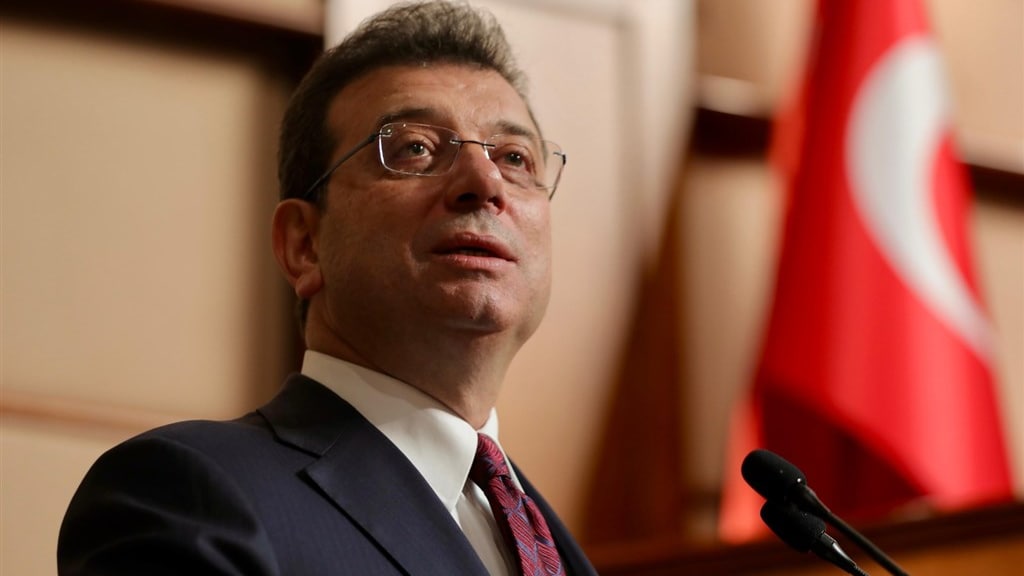 Burgermeester Ekrem Imamoglu.