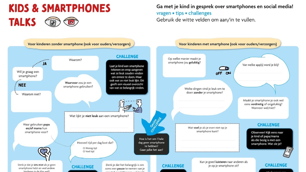 De praatplaat van Smartphonevrij Bergeijk