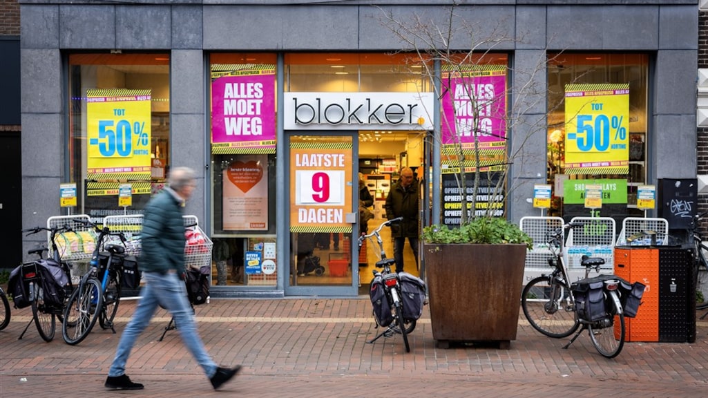 Kassa! Uitverkoop bij failliet Blokker levert ruim 100 miljoen euro op