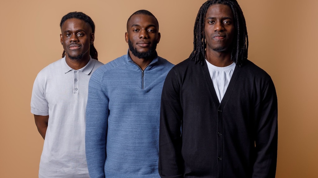 Broer Stevland, vriend Quentin en Denzel.