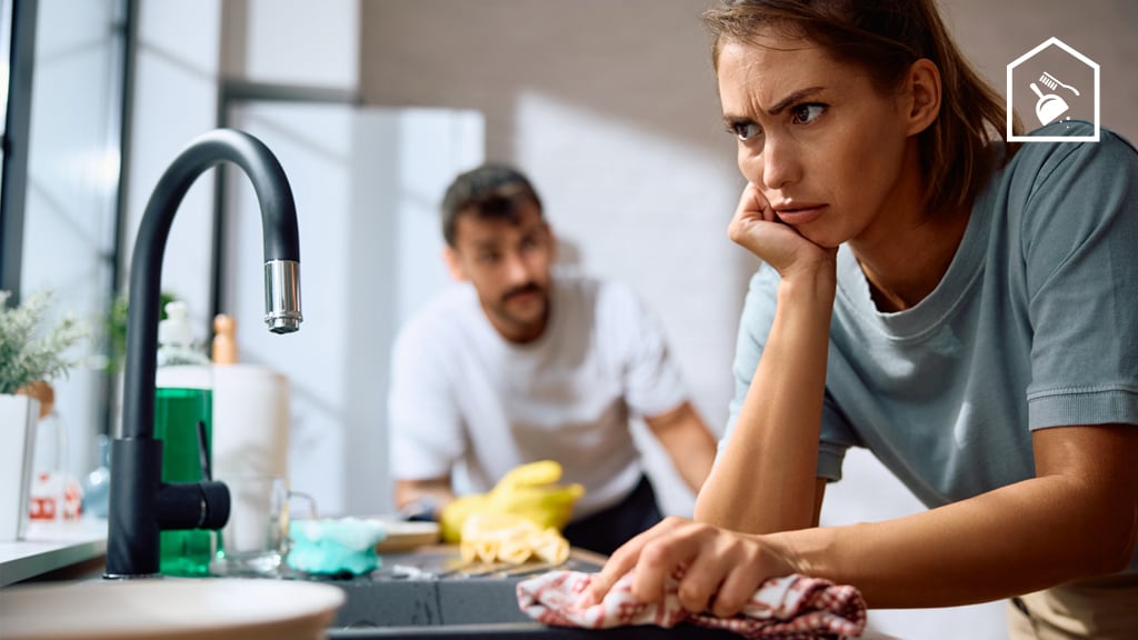 Het huishouden: de meest voorkomende oorzaak van ruzie in relaties