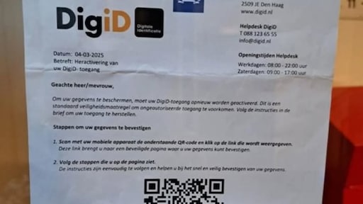 'Gevaarlijke QR-codes' in omloop: politie waarschuwt voor verdachte brieven aan huis
